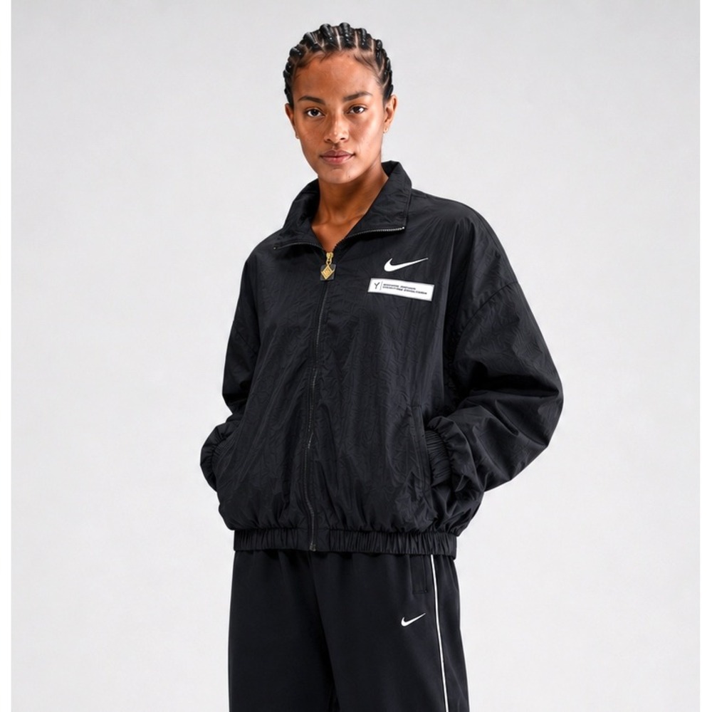 NIKE WNBA‎ Essential Woven Jacket Full Zip Jacket Adult M Black Basketball